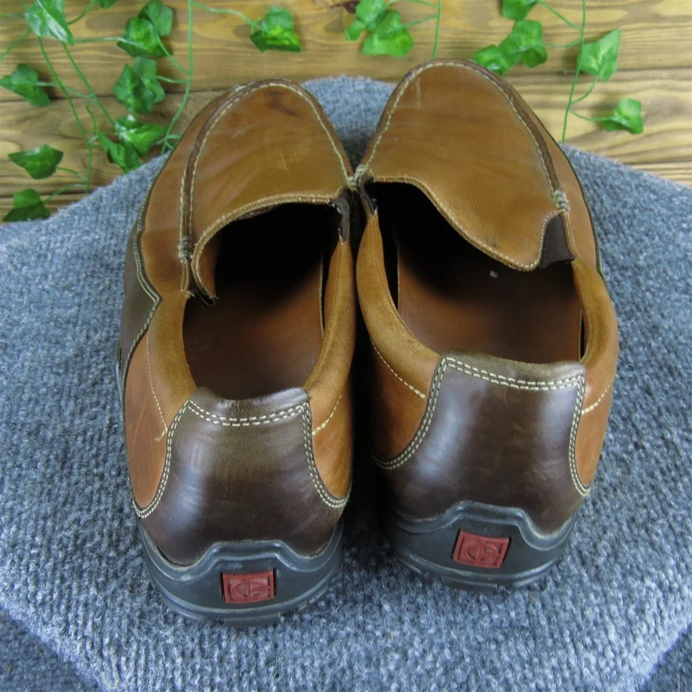 Cole Haan Men Loafer Slip-On Brown Leather Size 12 Medium ‎ Used 2025